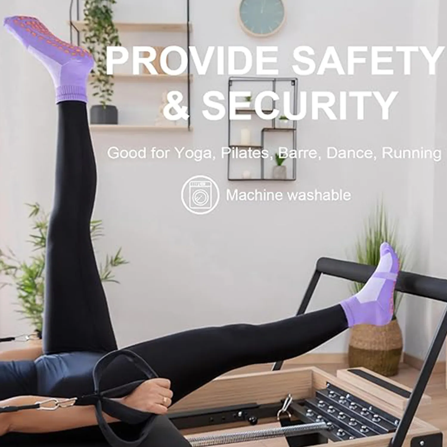 Non Slip Yoga Grip Socks 5