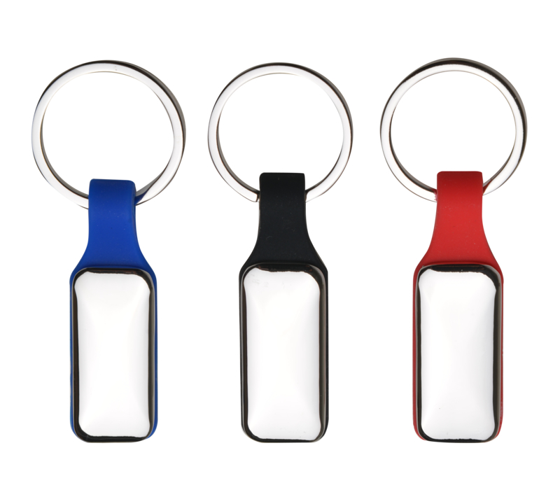 Silicone Strap Metal Keychain 4