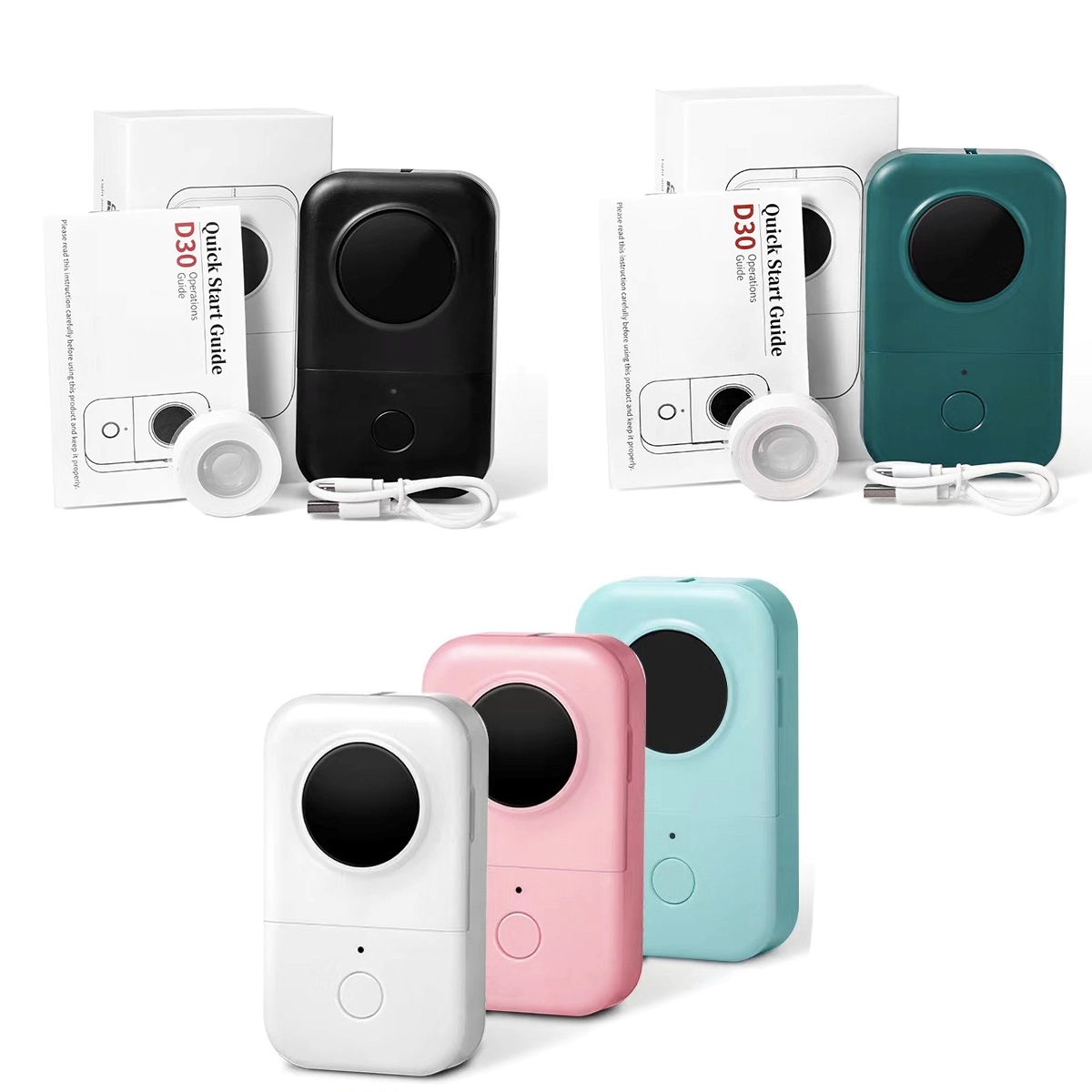 Wireless Smart Label Maker Machine Mini Printer 9