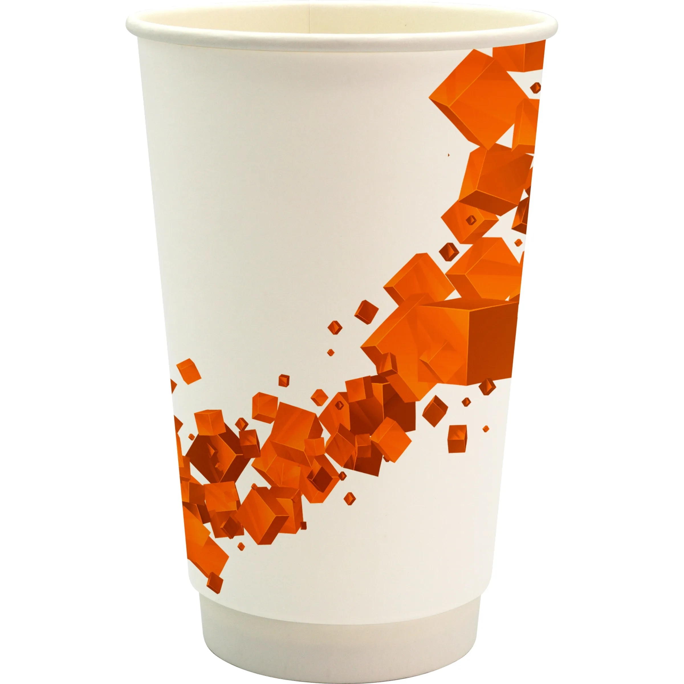 16 oz. Full Color Floating Cube Paper Cup 15