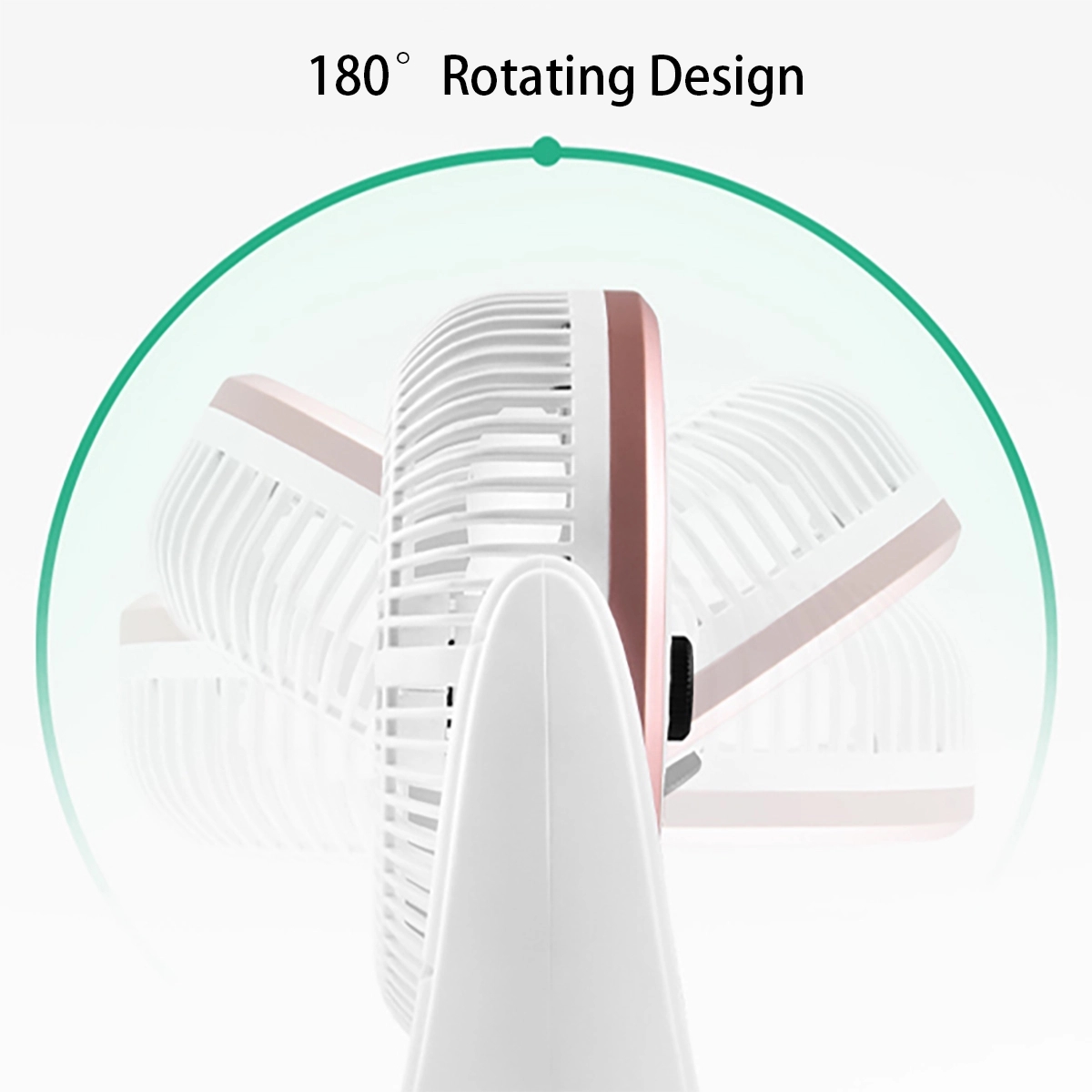 Desk Fan With Cob Light 6