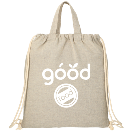 Recycled 5oz Cotton Drawstring Bag 5