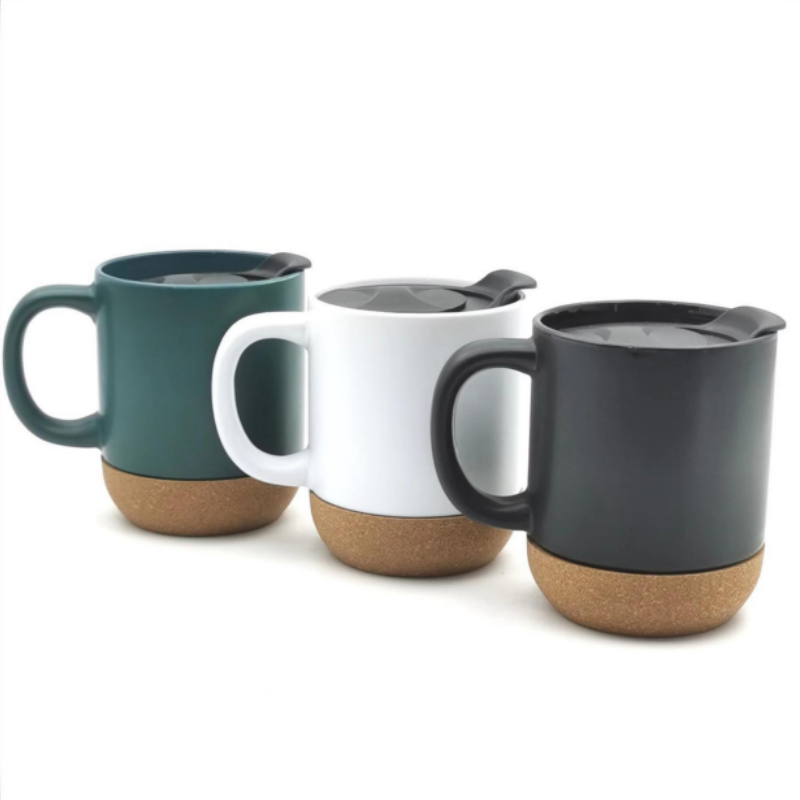 15 oz Ceramic Cork Bottom Mug 2