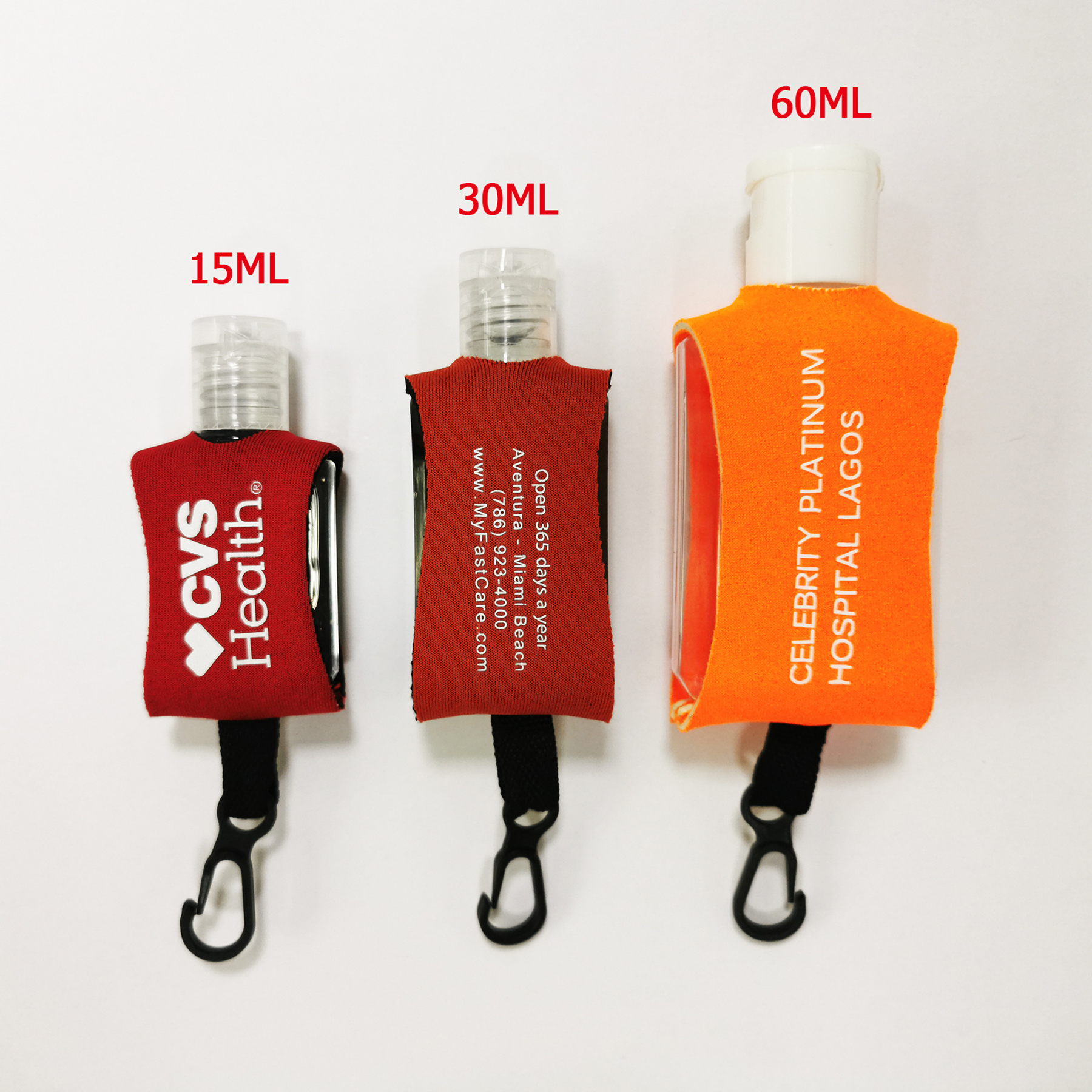 0.5 oz Portable Hand Sanitizer Holder 2