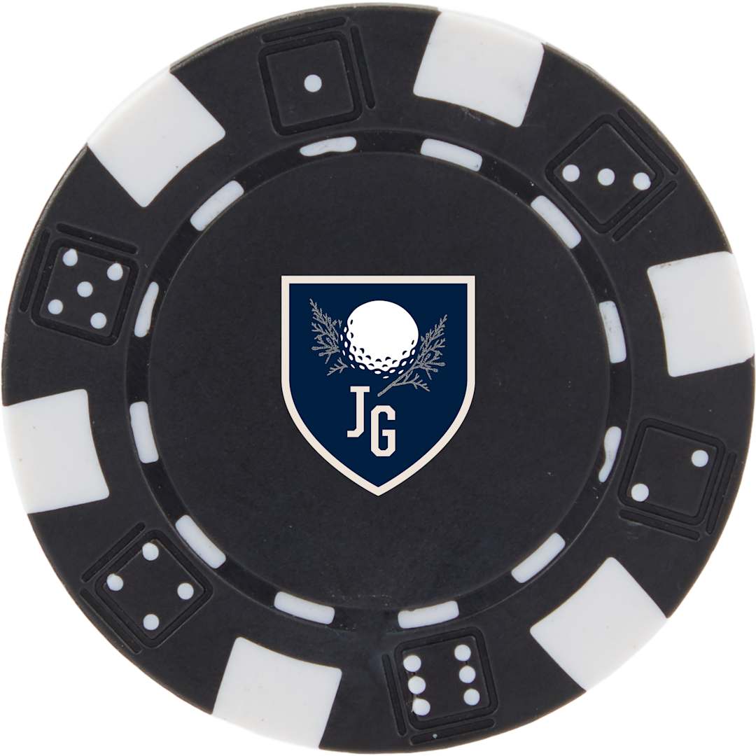 Recycled Poker Chip Ball Marker 73