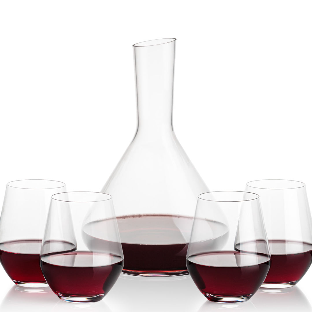 Terrassa Carafe & Reina Stemless Wine 7
