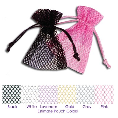 DRAWSTRING FISHNET POUCHES 1