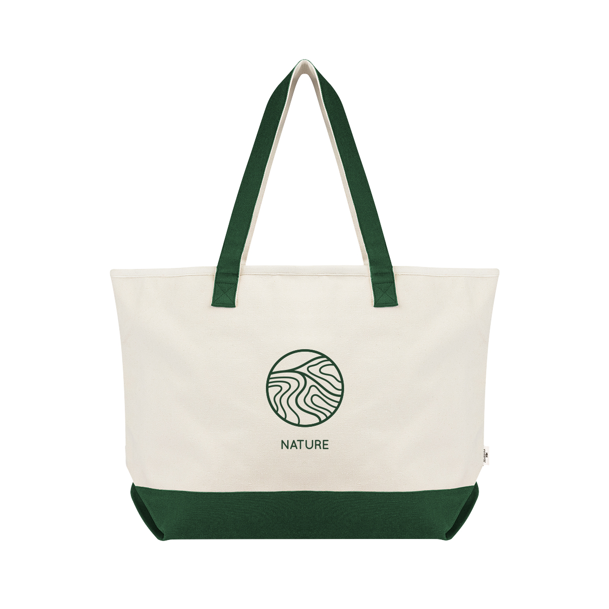 Large Starboard Recycled Cotton Canvas Tote Bag, custom tote bag with logo imprint 2
