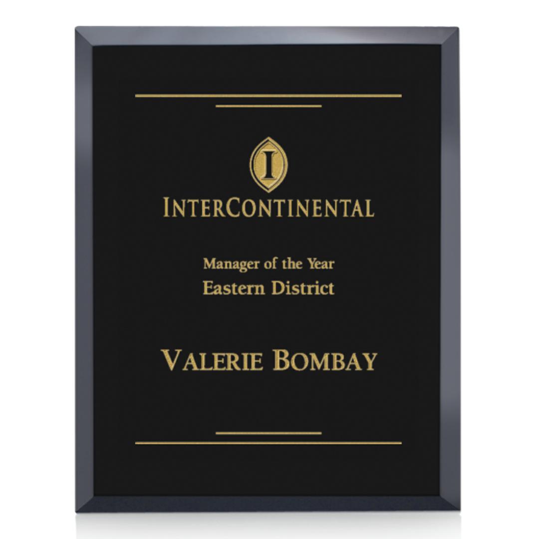 Avonlea Plaque - Black 5