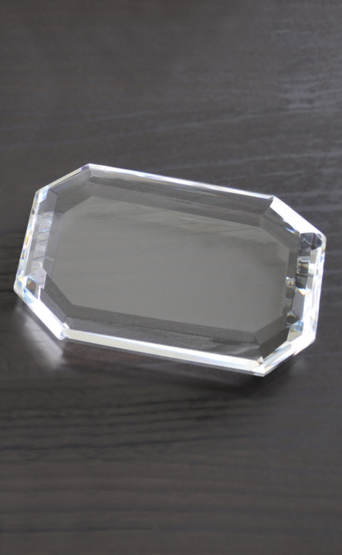 Faceted Rectangle Paperweight 2