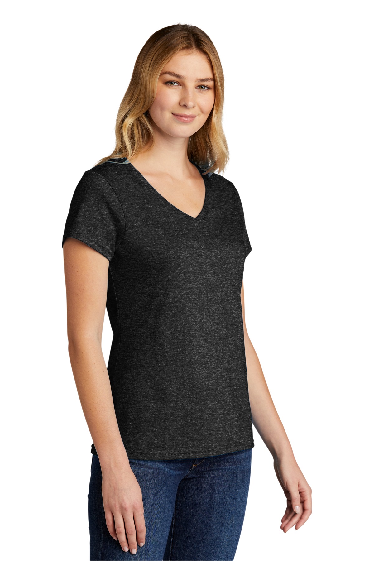 Port & Company® Women's Tri-Blend V-Neck Tee 10