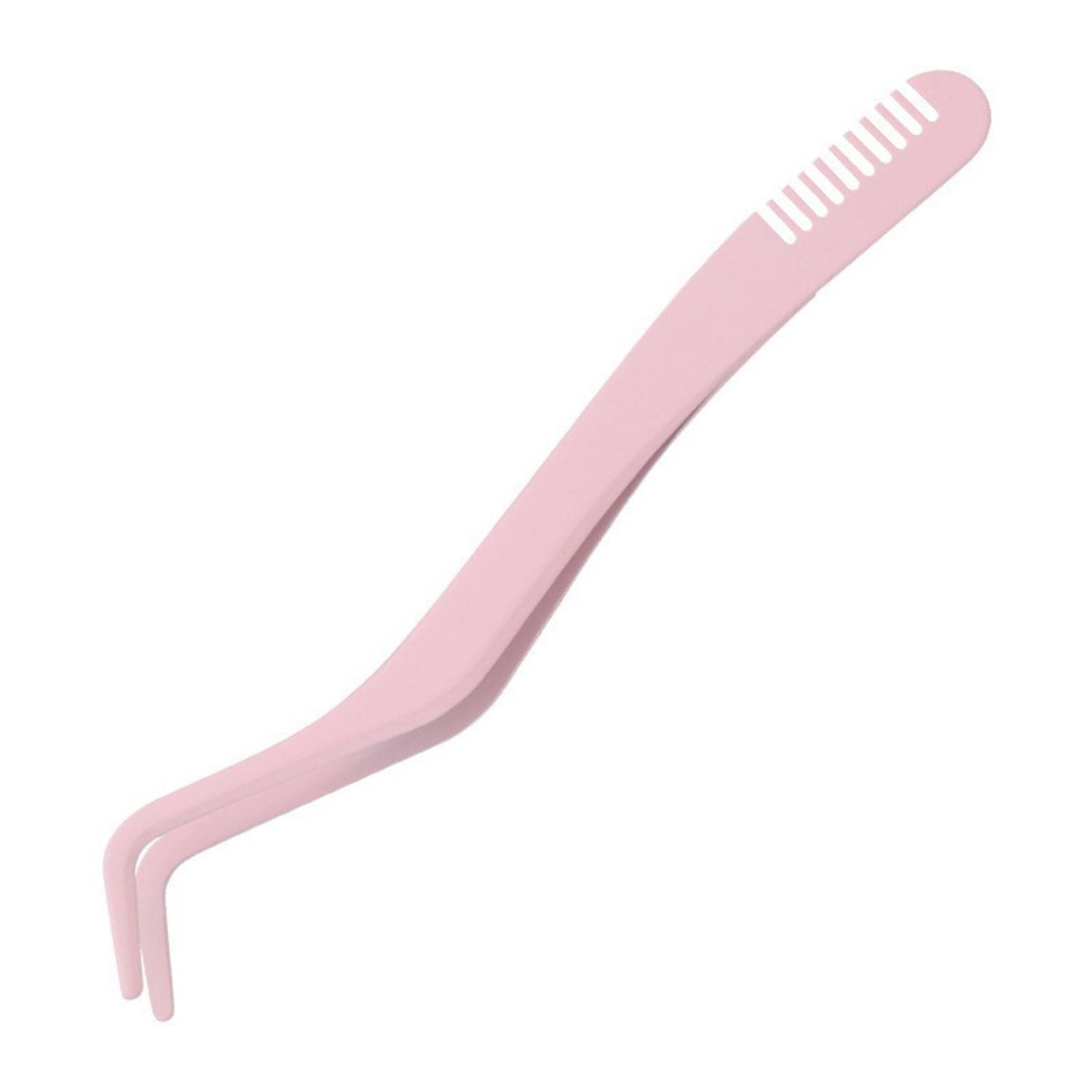 Stainless Steel Eyelash Tweezer w/ Comb 9