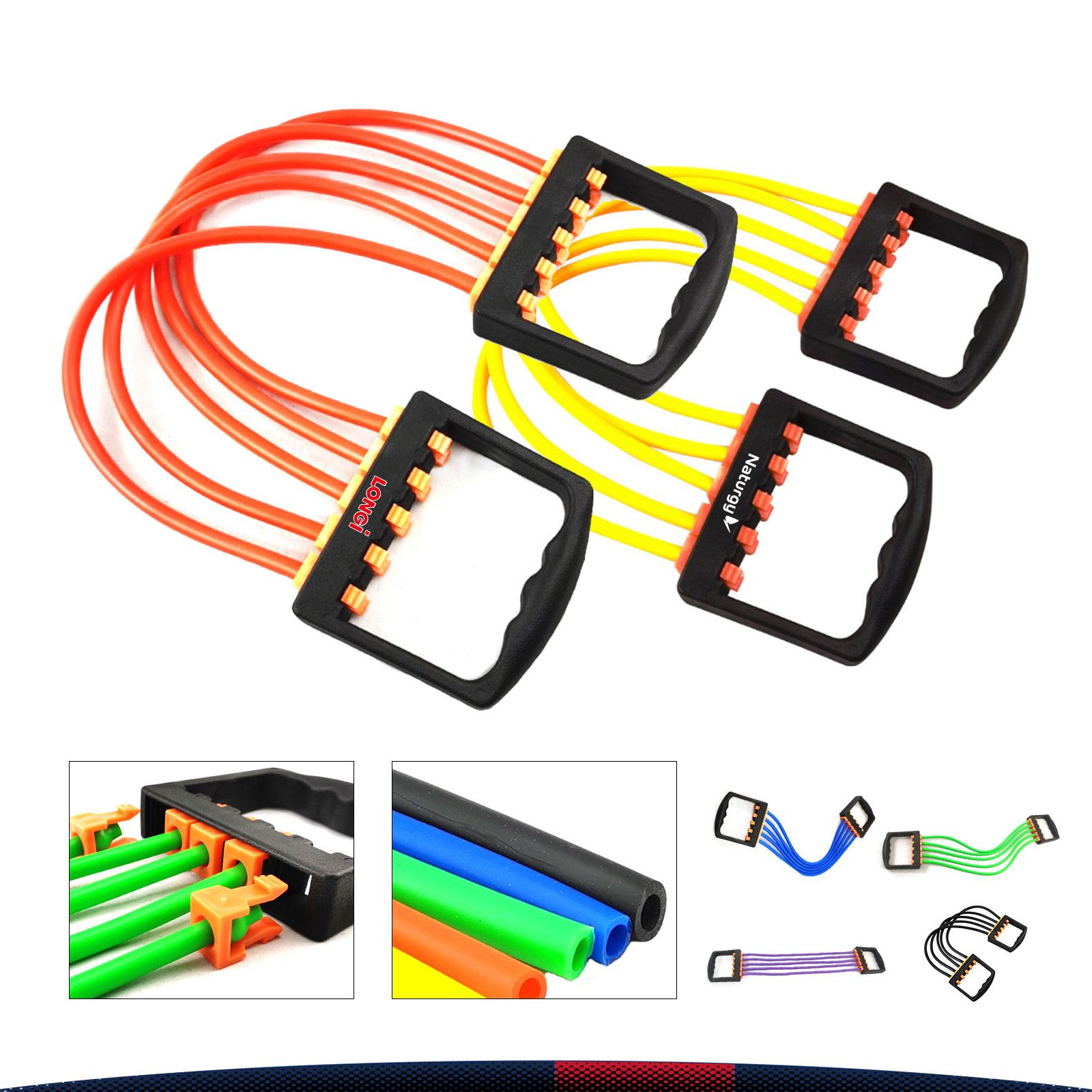 Nekby Chest Expander Resistance Band 3