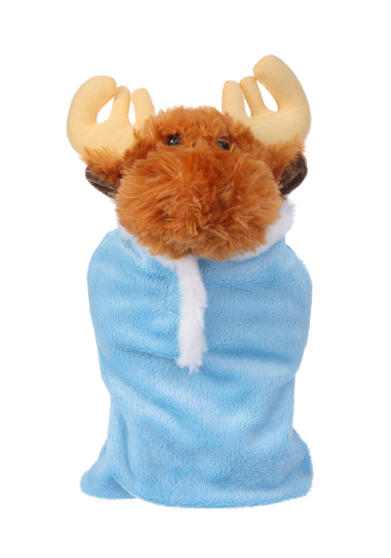 soft plush Moose in sleeping bag