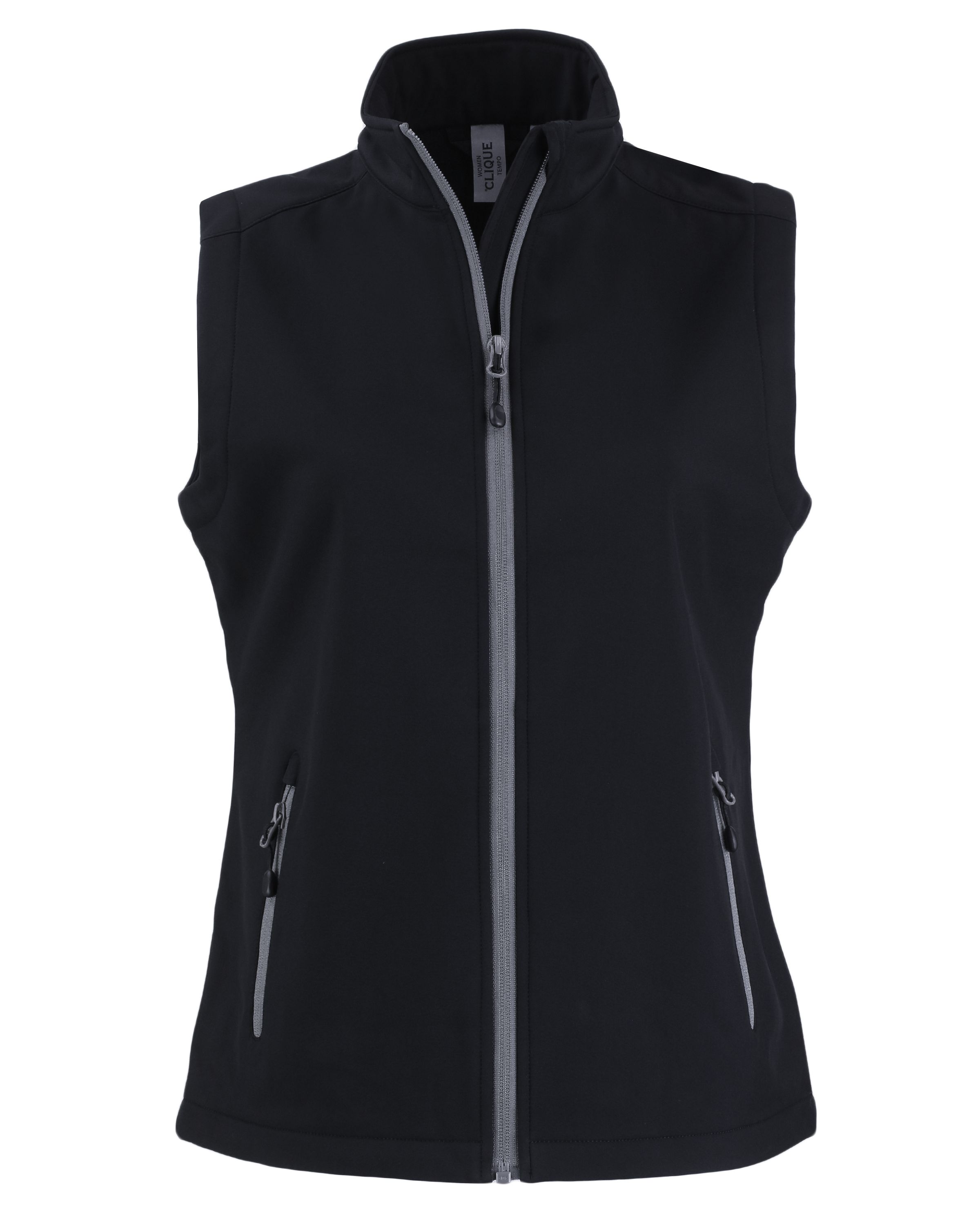 Tempo Stretch Full Zip Womens Softshell Vest