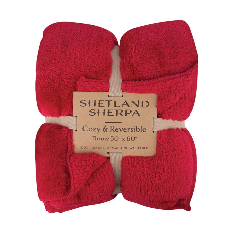 Shetland Sherpa 50 x 60 Reversible Blanket 14