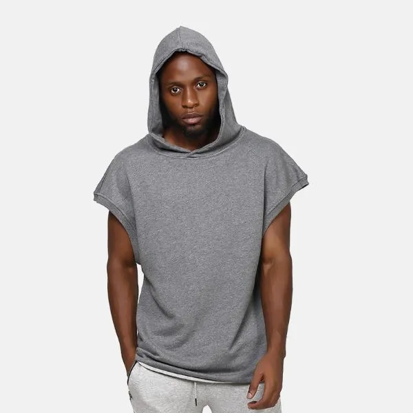 Men's Sleeveless Hoodie, custom hoodie or sweatshirt with logo imprint 4