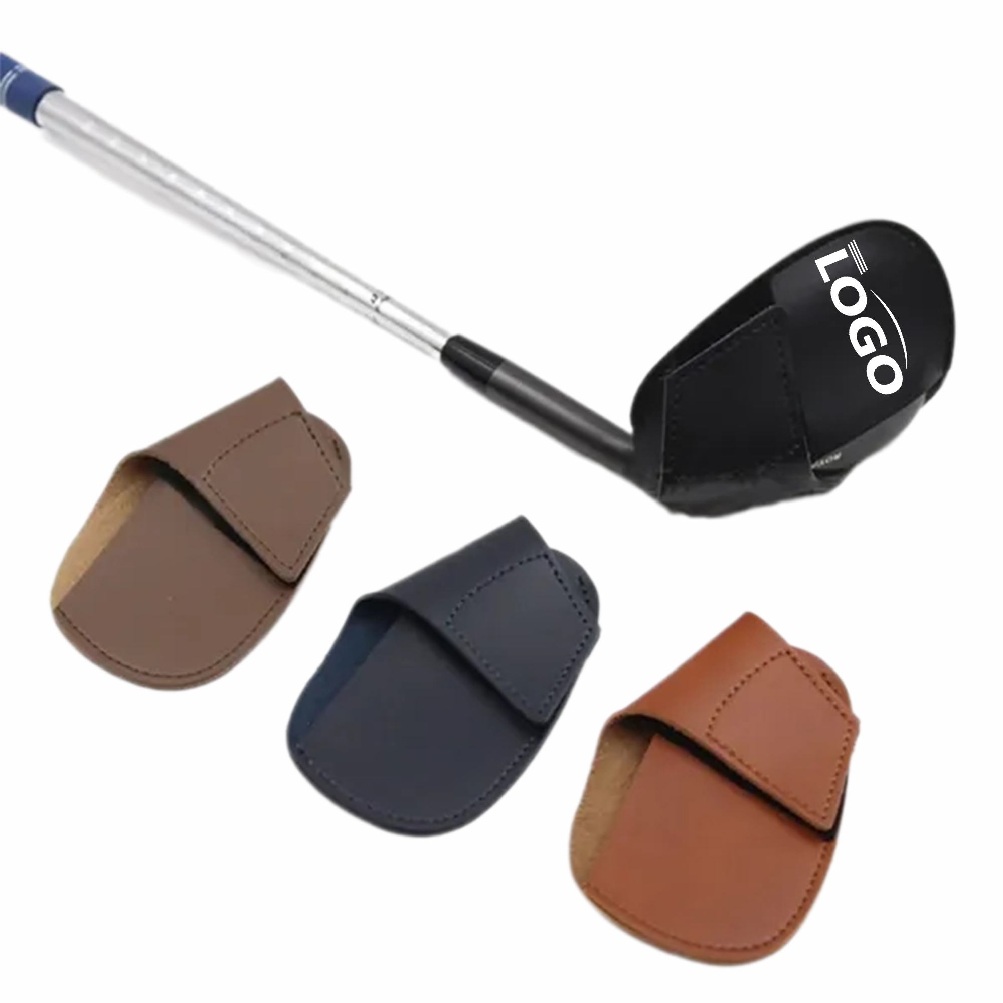 Custom Leather Golf Club Cover MOQ 10pcs 1