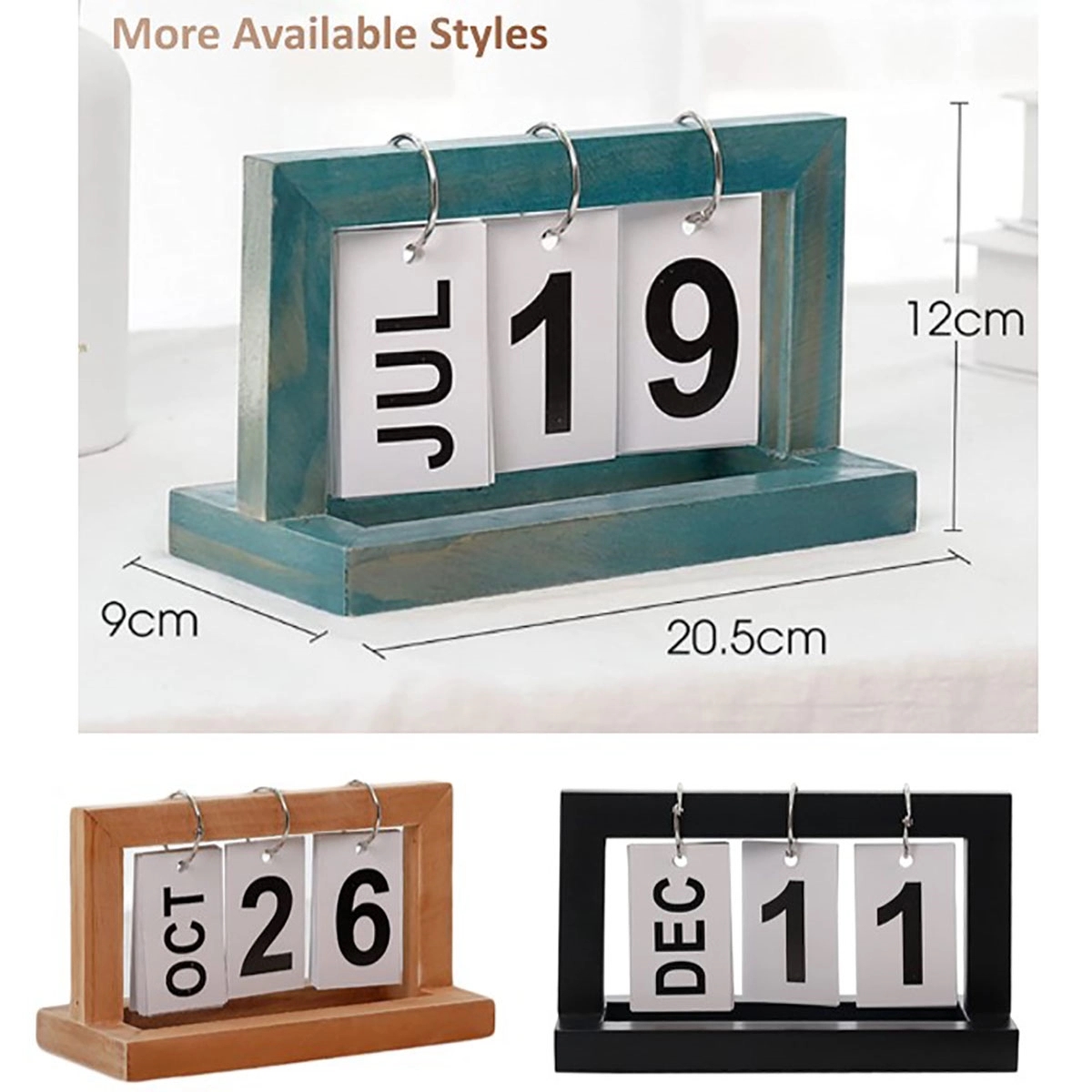 Desk Daily Flip Calendar Perpetual 4