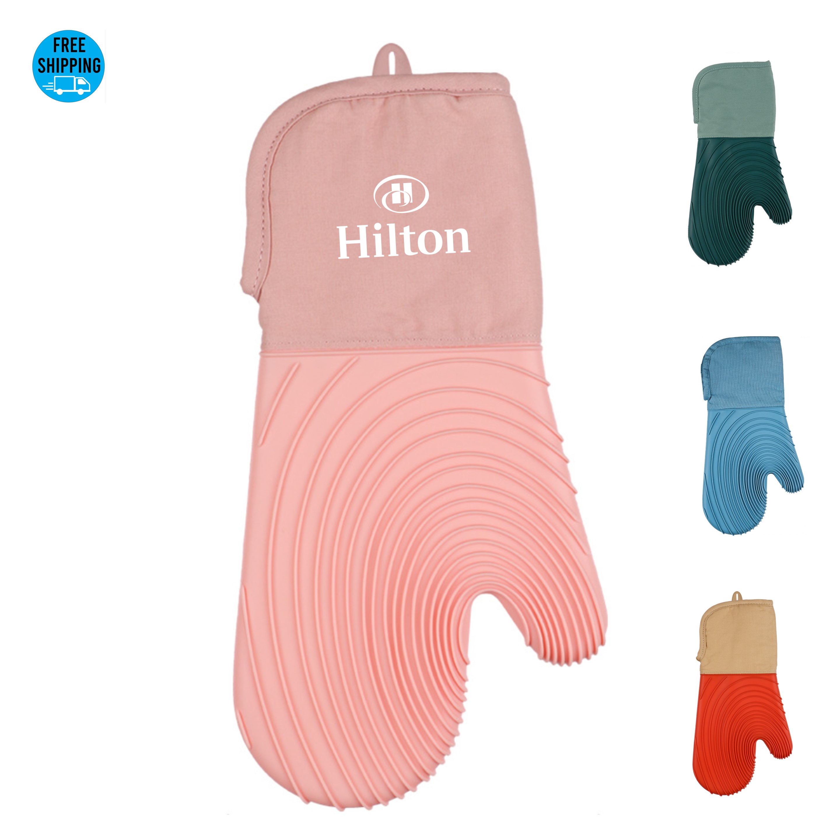 Non-Slip Silicone Oven Mitt 2