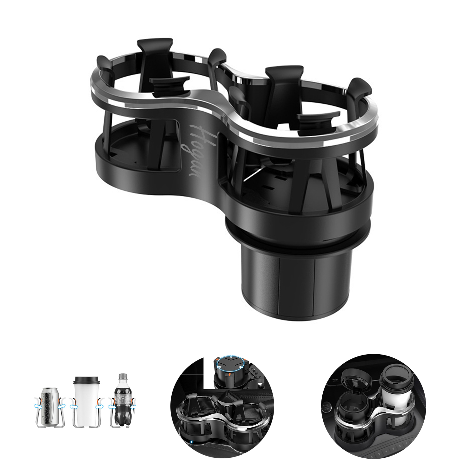 Multifunctional Vehicle-Mounted Water Cup Holder 2