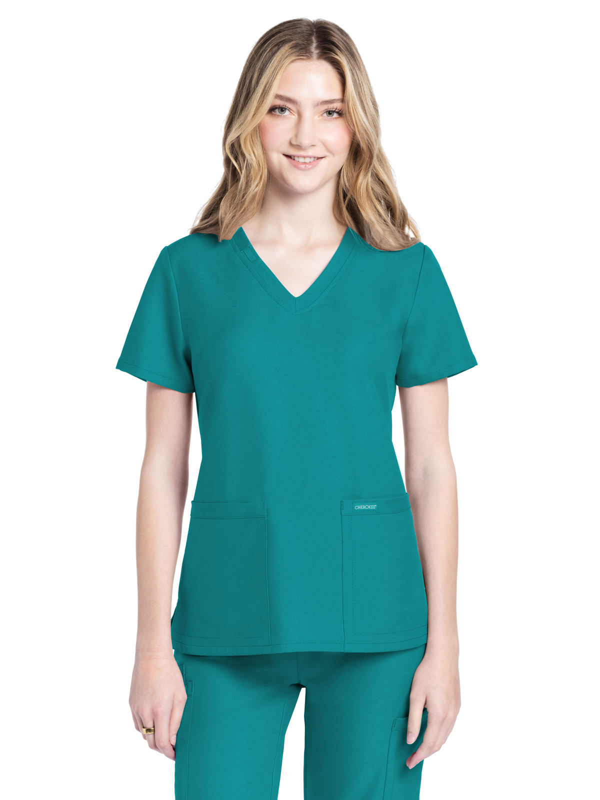 Cherokee - WW Originals Ultra - Women's 2-Pocket V-Neck Top 39