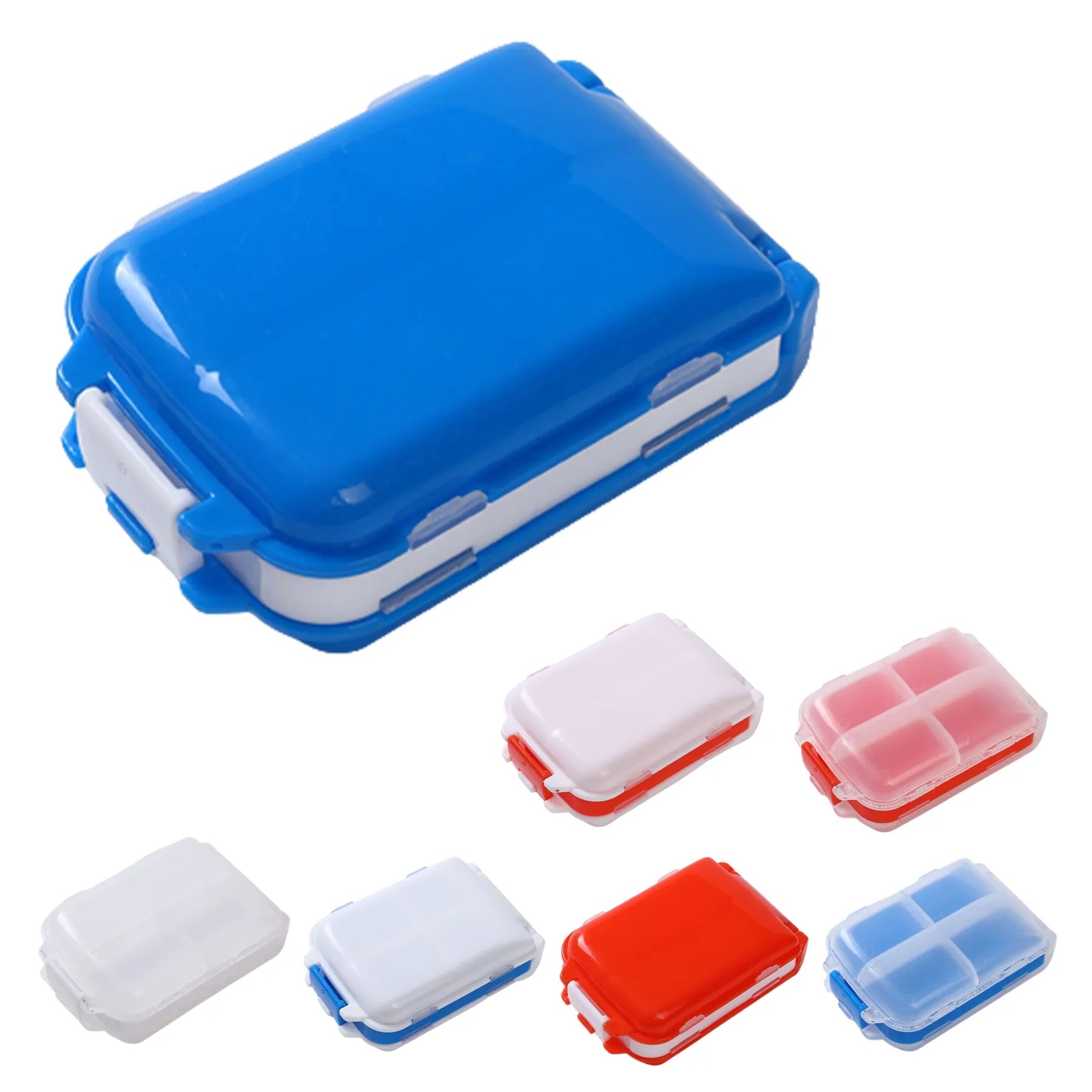 Foldable Portable Three Section Medicine Box 6