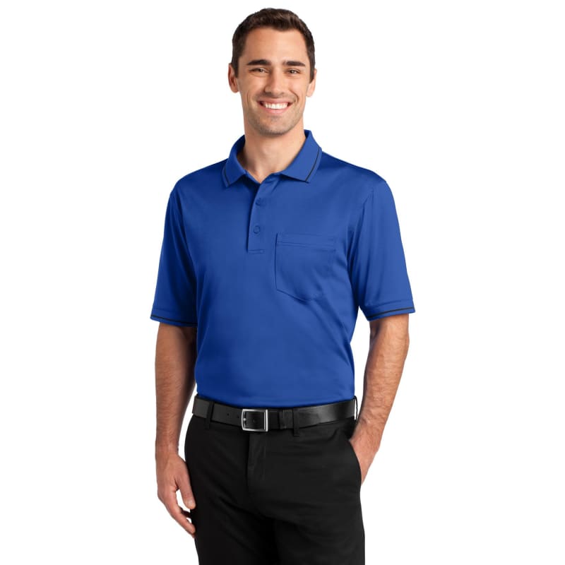 CornerStone Select Snag-Proof Tipped Pocket Polo. 24