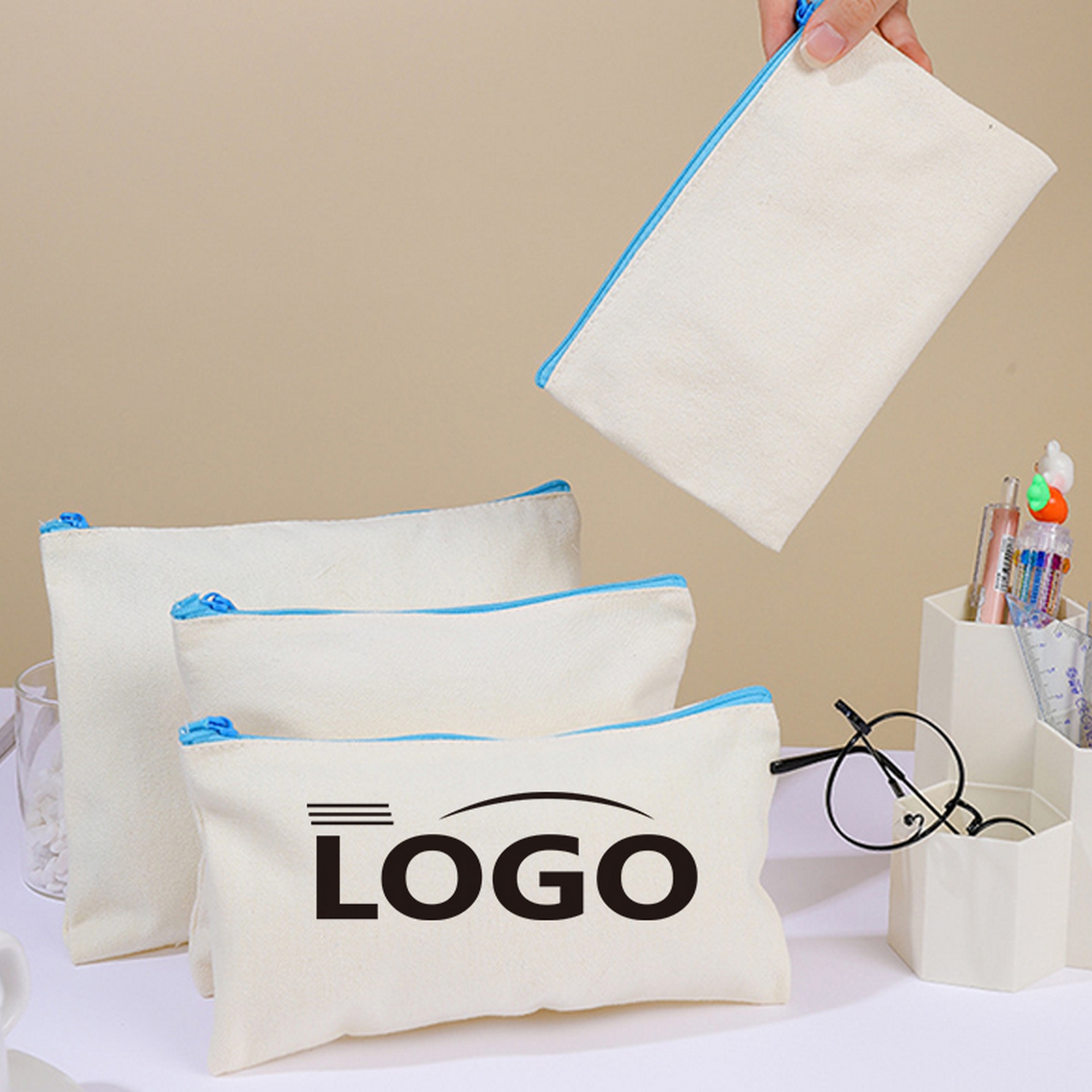 Simple Canvas Pencil Case 8