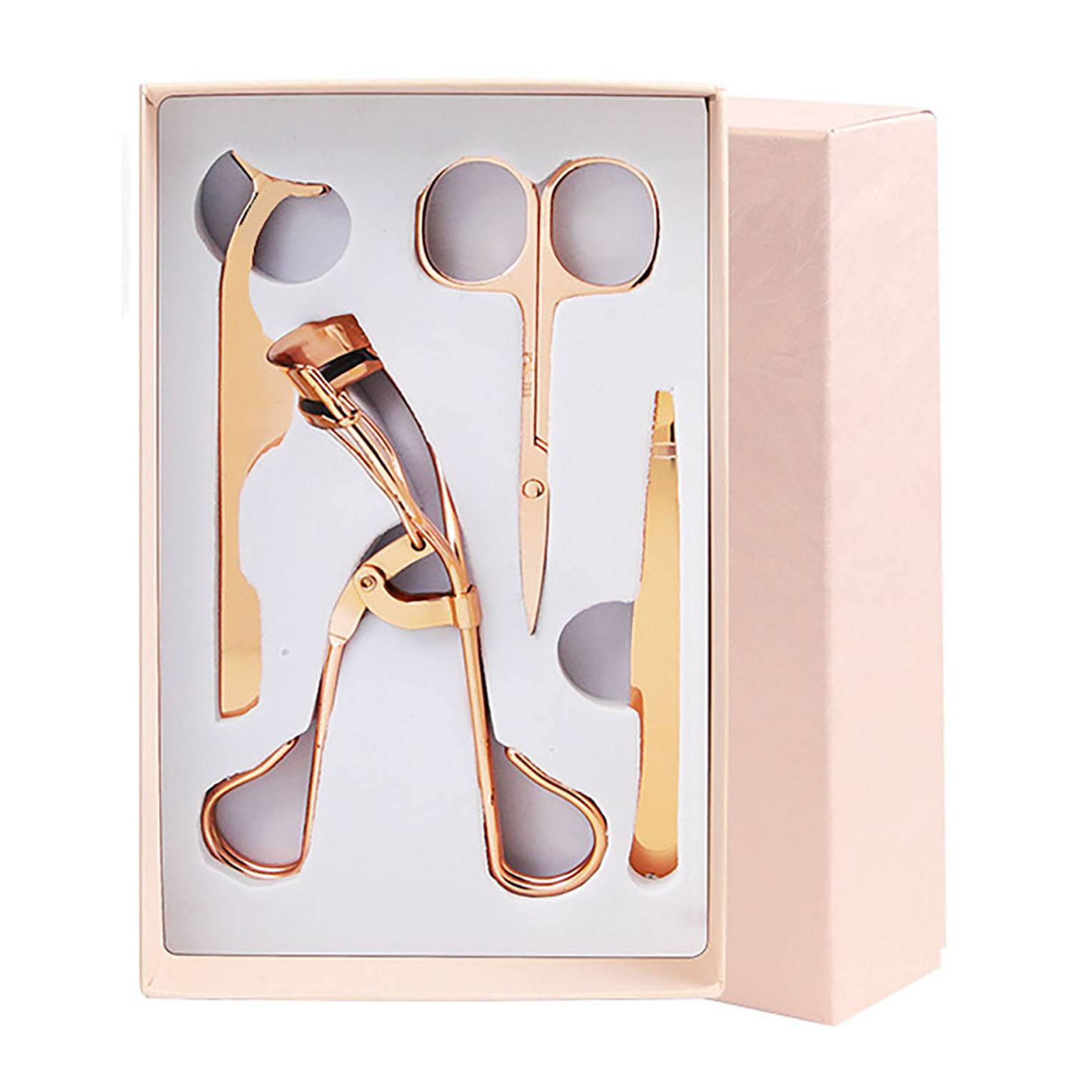 4 Pcs Portable Stainless Steel Makeup Tools Set 3