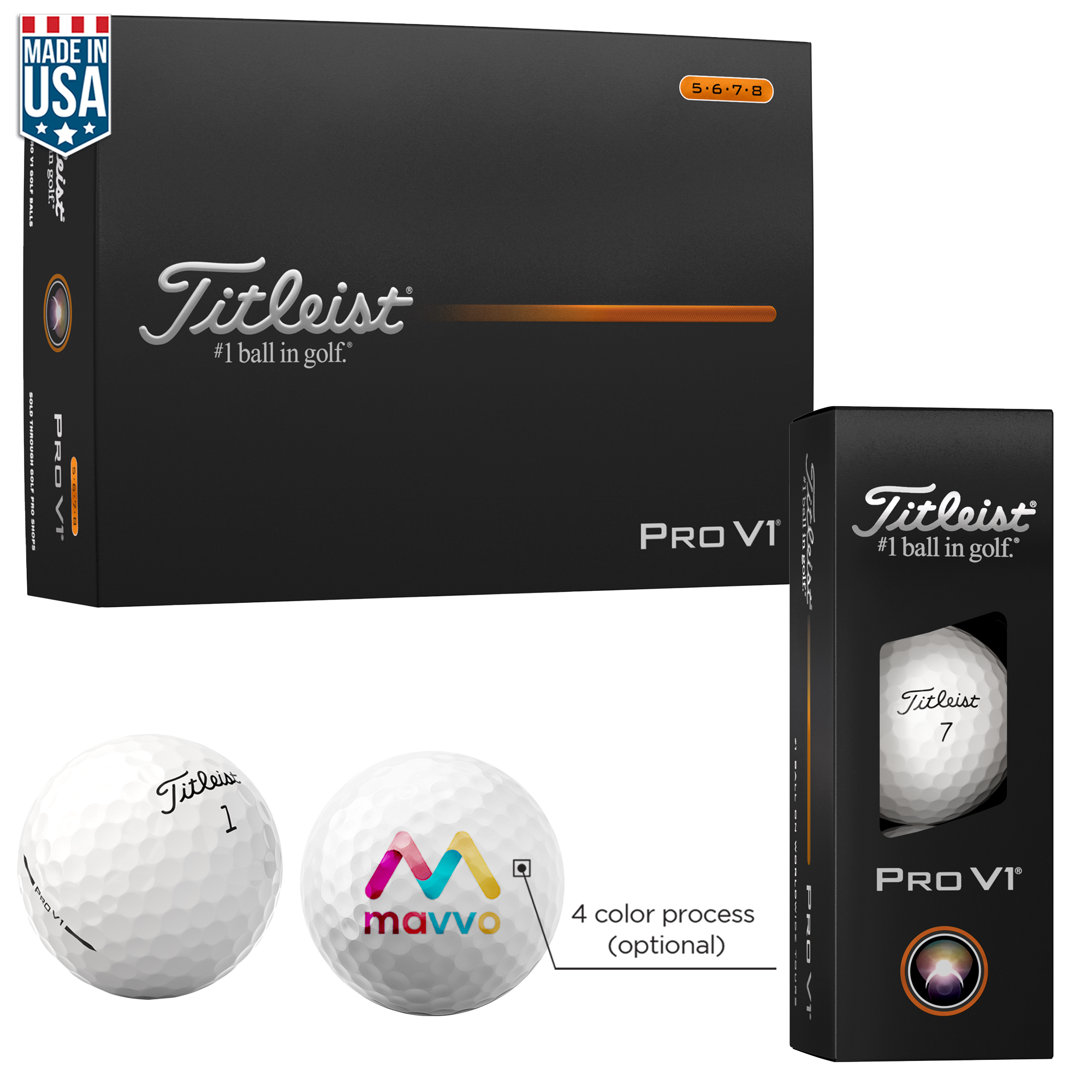 Titleist Pro V1 Half Dozen Golf Balls 1
