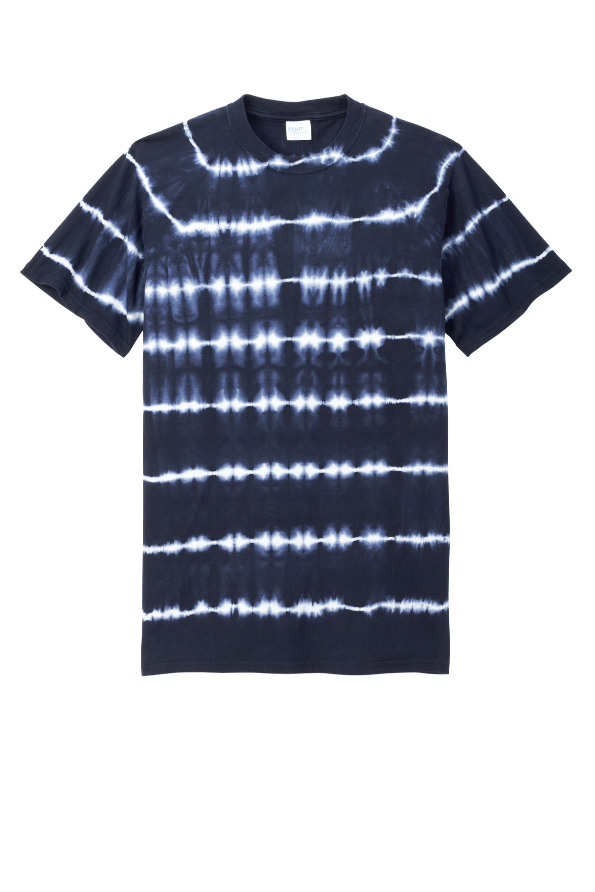 Port & Co Allover Stripe Tie-Dye Tee PC142 40