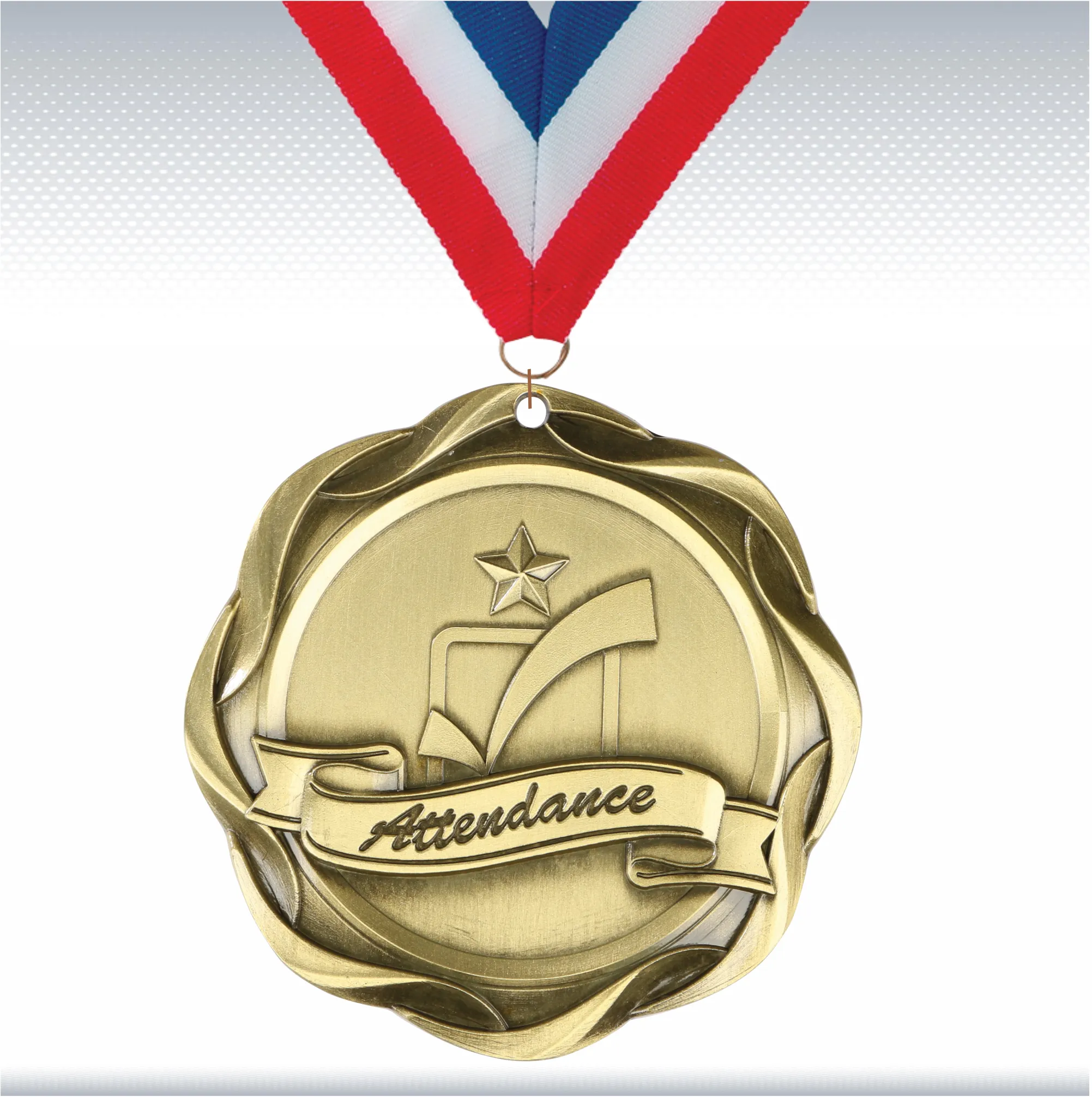 3" Gold Fusion Attendance Medal 2