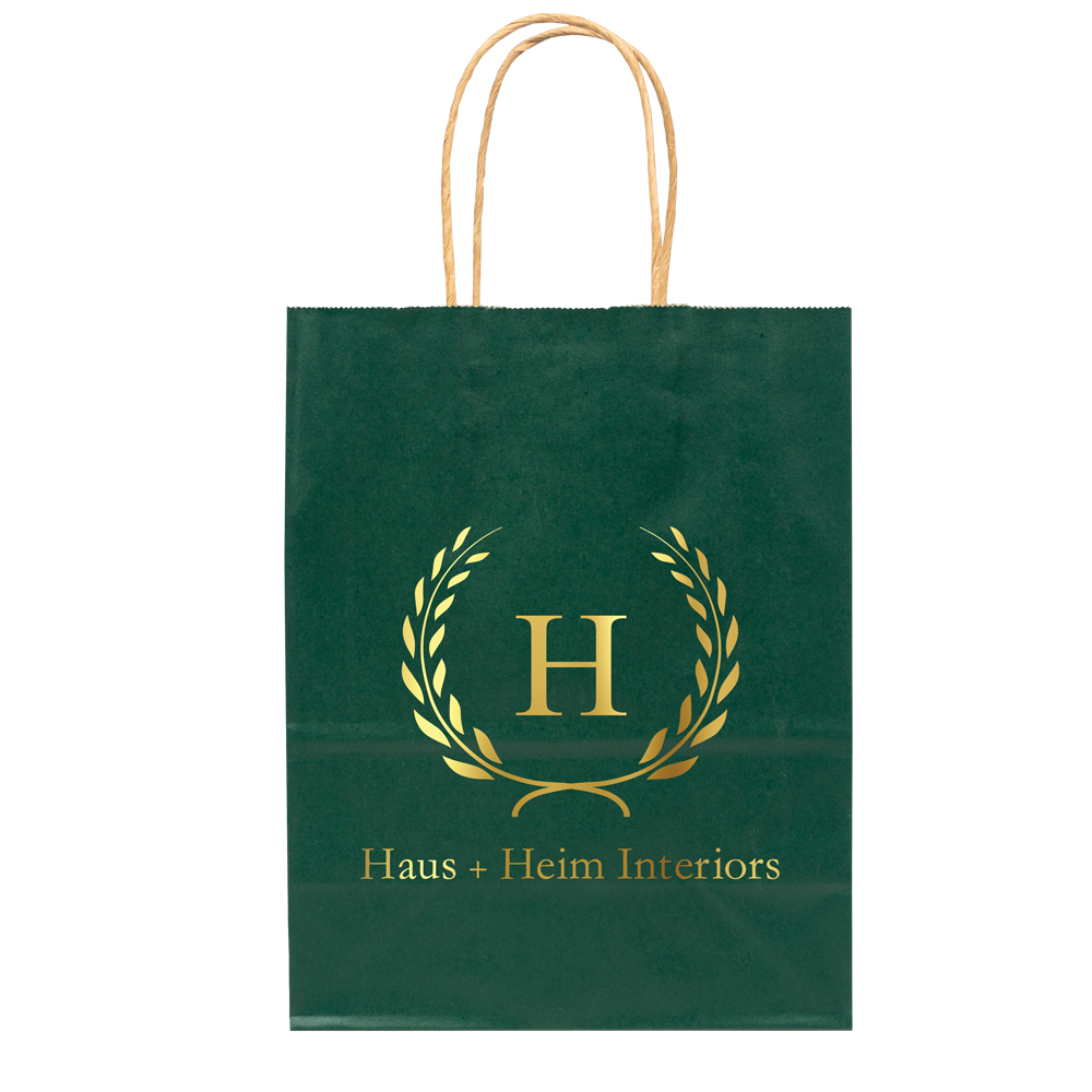 Solid Tinted Kraft Shopping Bags 3