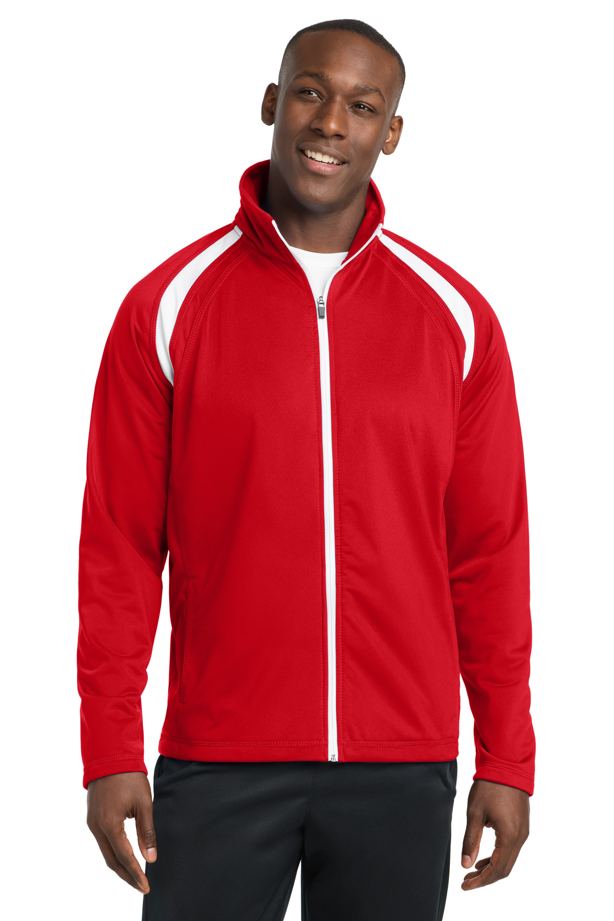 Sport-Tek Tricot Track Jacket. JST90 1
