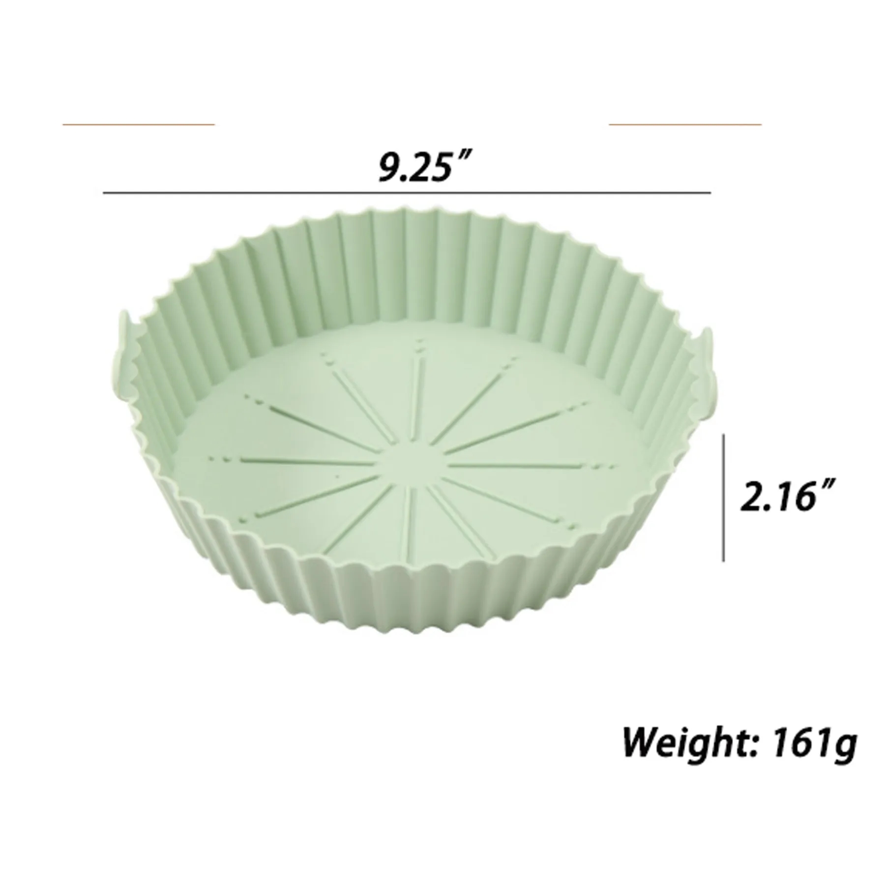 Reusable Eco-Friendly Air Fryer Silicone Pan Bakeware 3
