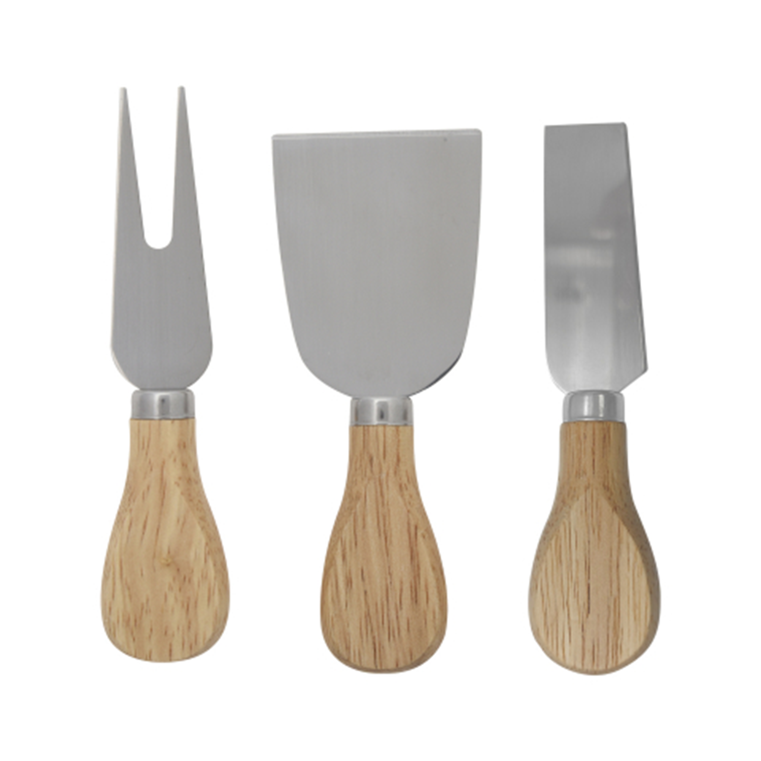 3 Pcs Bamboo Cheese Server Kit 2
