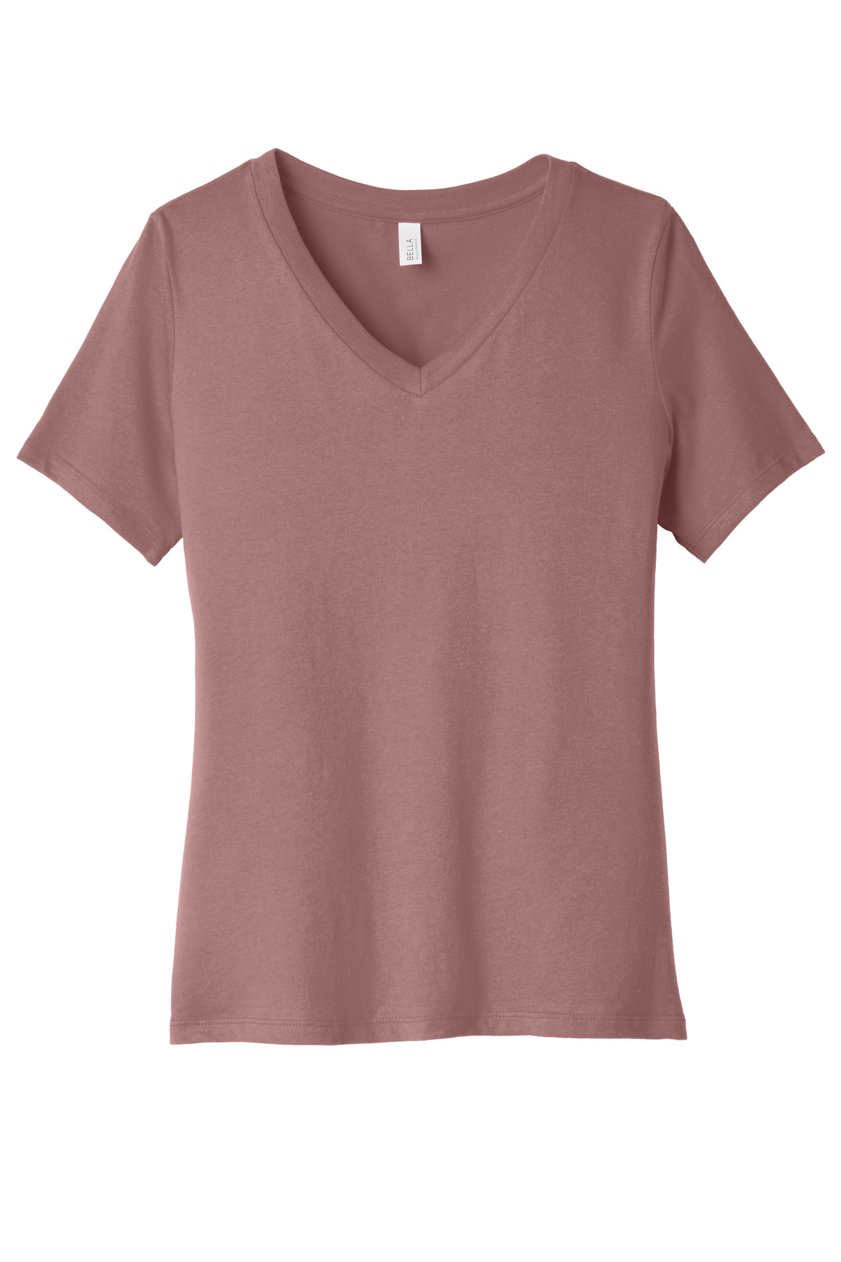 BELLA+CANVAS Women's Relaxed Jersey Short Sleeve V-Neck Tee. BC6405 46