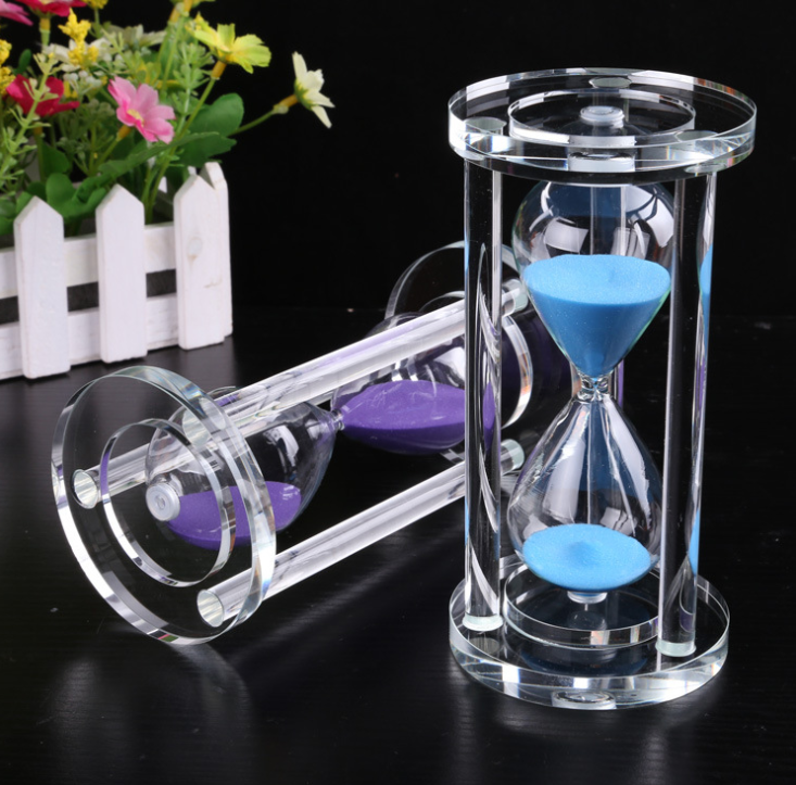 Custom Creative Gift Crystal Hourglass Minute Timer 1