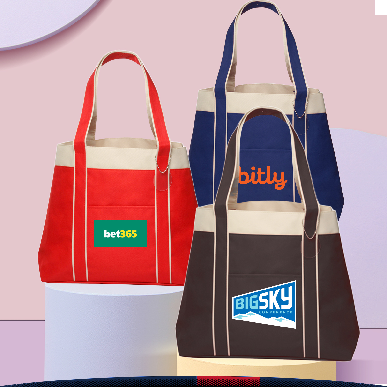Daimond Tote Bag, custom tote bag with logo imprint 5