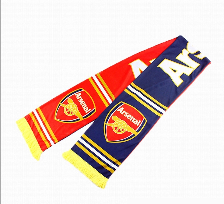 Double Full Size Printed Fans Woven Sport Scarf 3