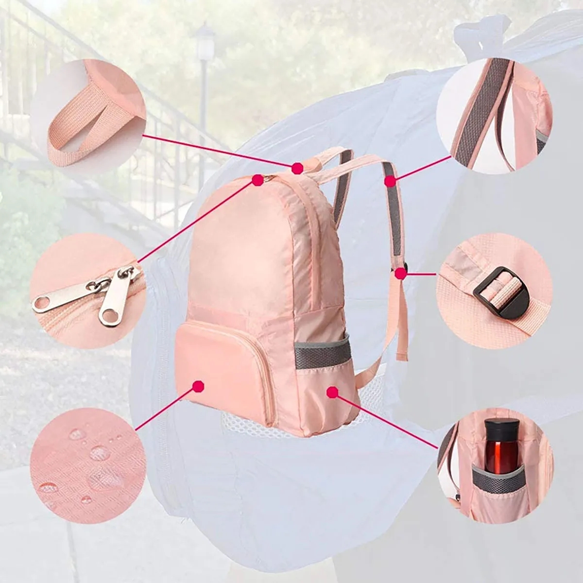 3-in-1 Foldable Waterproof Multifunctional Daypack 4
