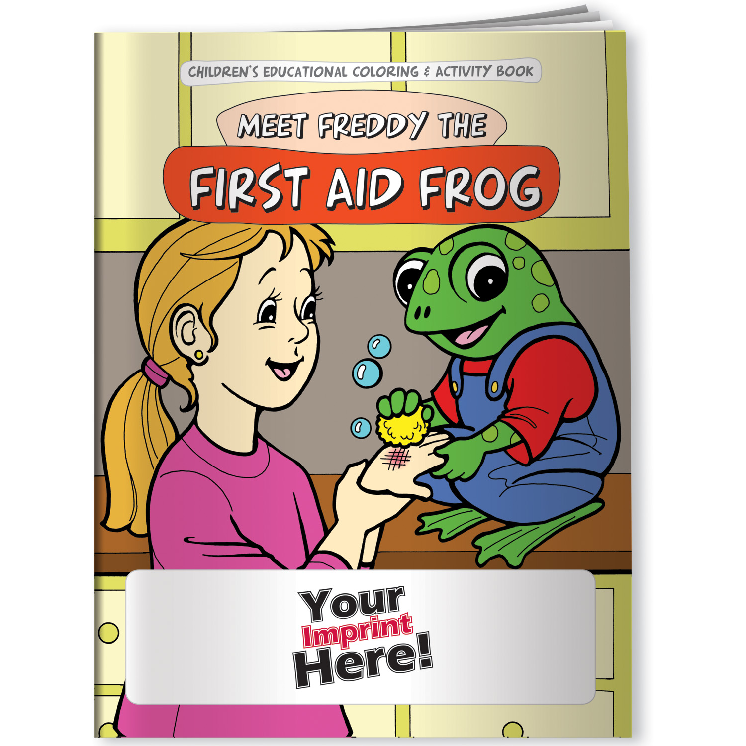 Coloring Book - Meet Freddy the First Aid Frog 4