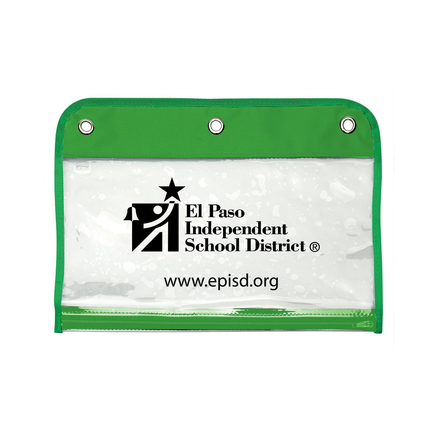 Zippered Portfolio Pouch W/Three Holes 4