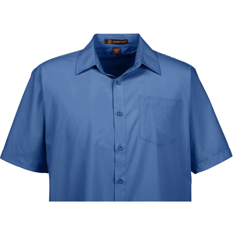 Harriton Men's Paradise Short-Sleeve Performance Shirt 10