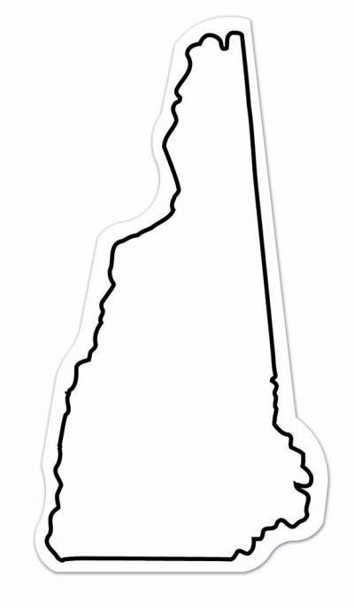 New Hampshire State Shape Magnet - Full Color 2