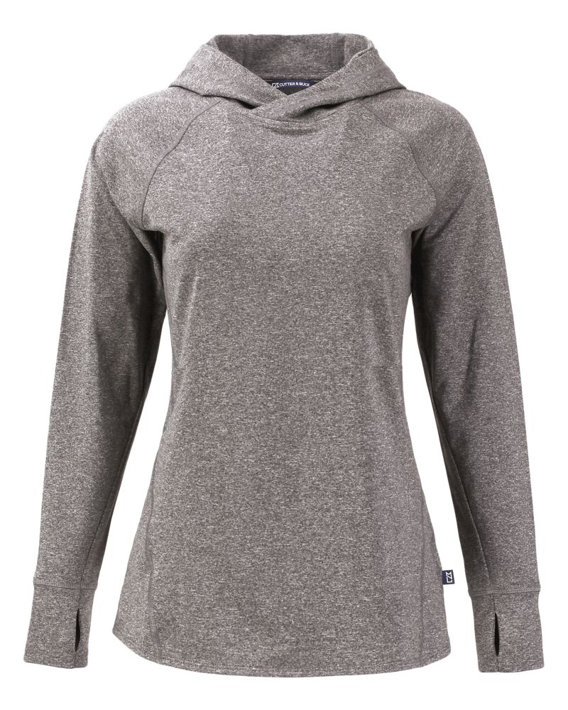 Adapt Knit Recycled Womens Heathered Hooded Pullover