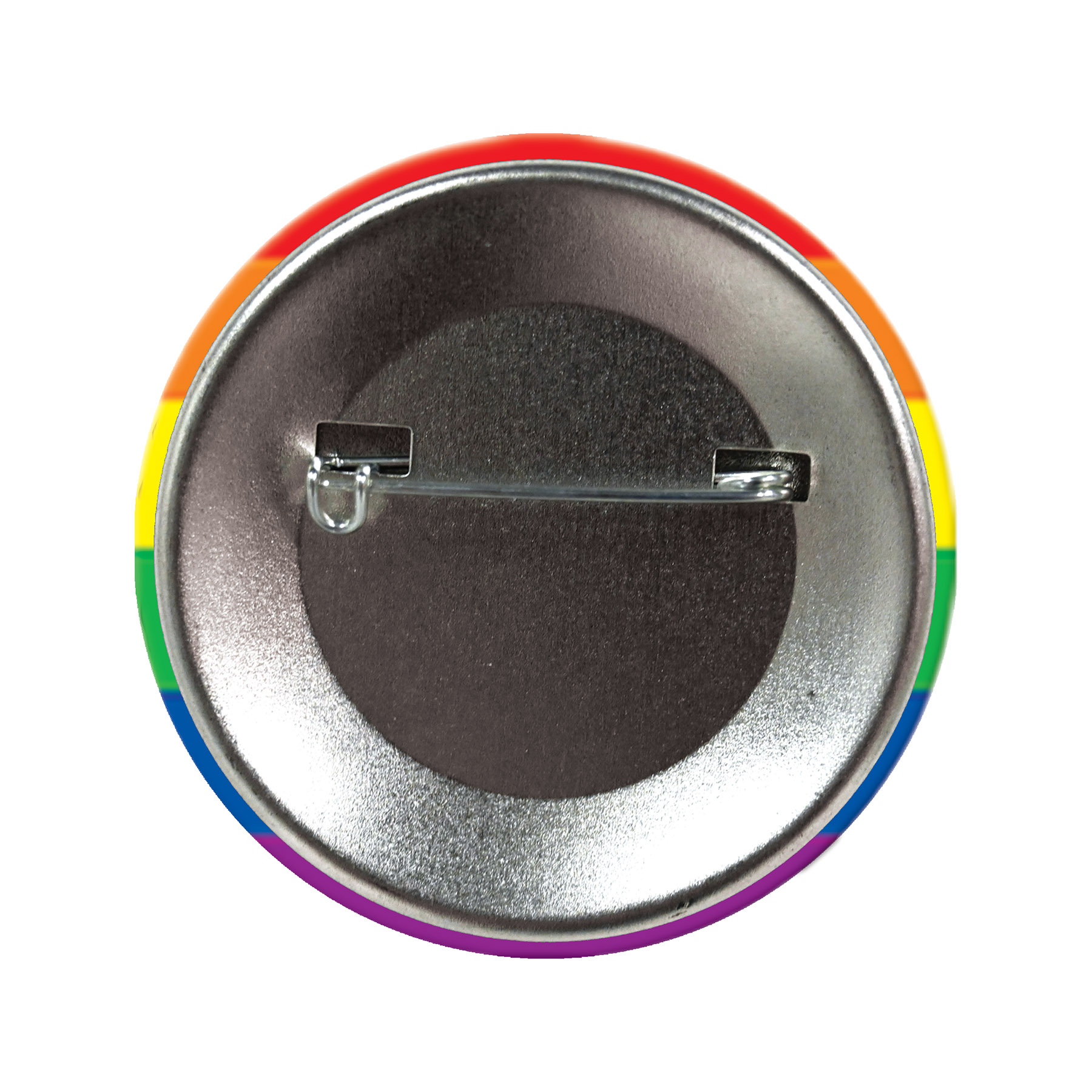 2 1/4" Custom Printed Rainbow Buttons 3