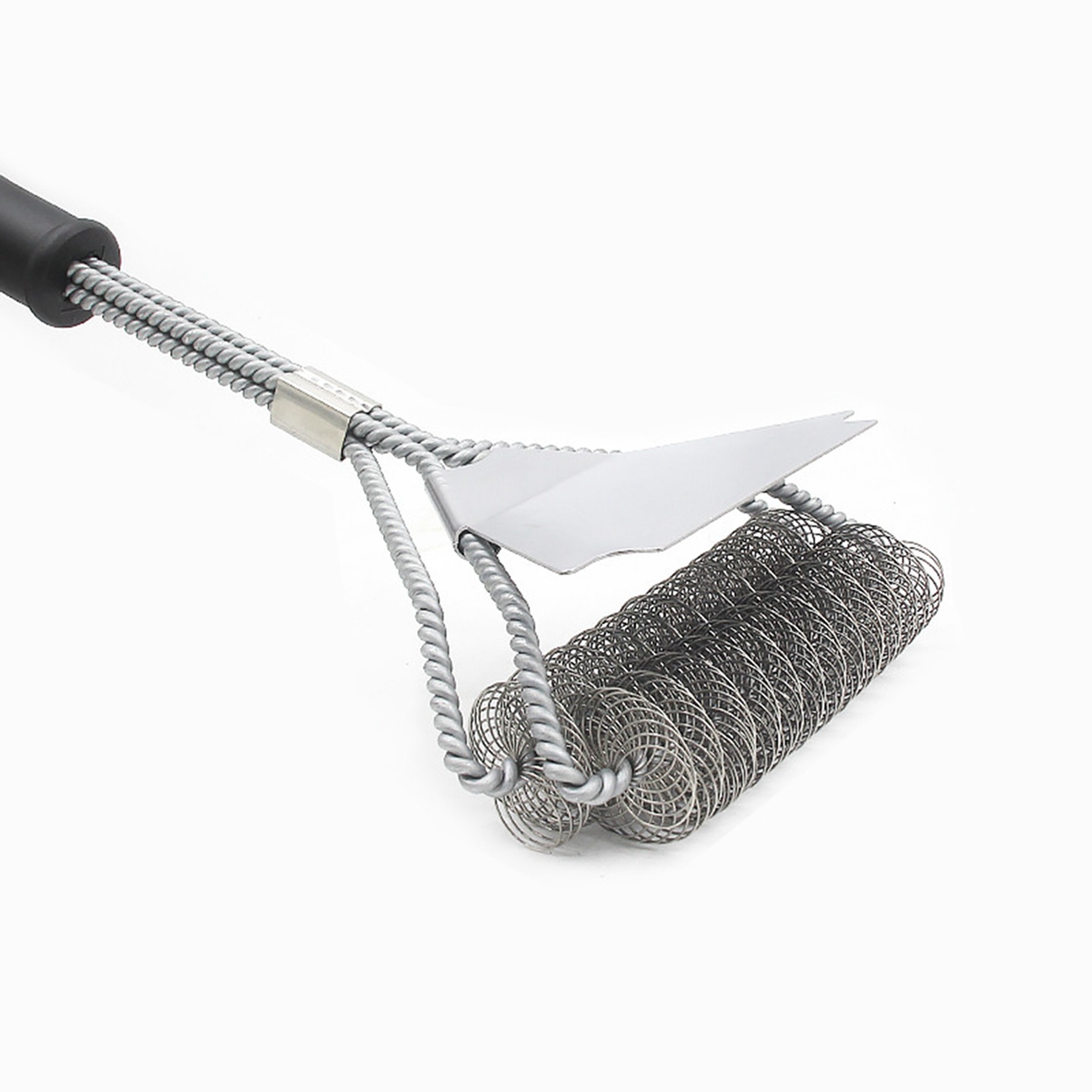Stainless BBQ Cleaning Brush 2