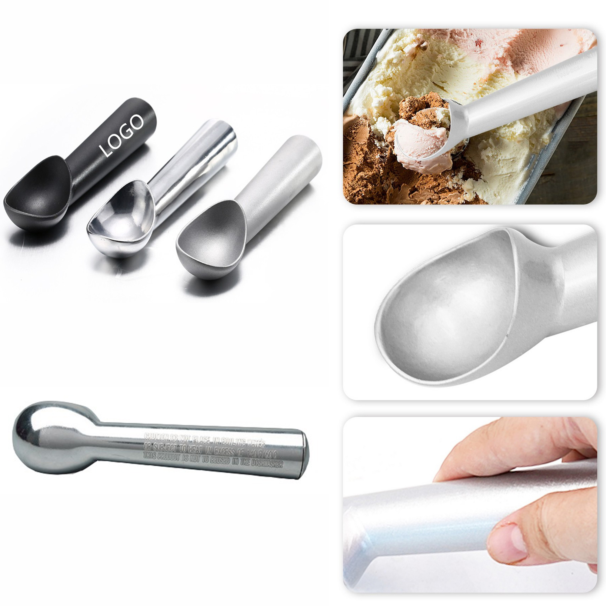 Nonstick Anti-Freeze Ice Cream Scoop MOQ 10pcs 3